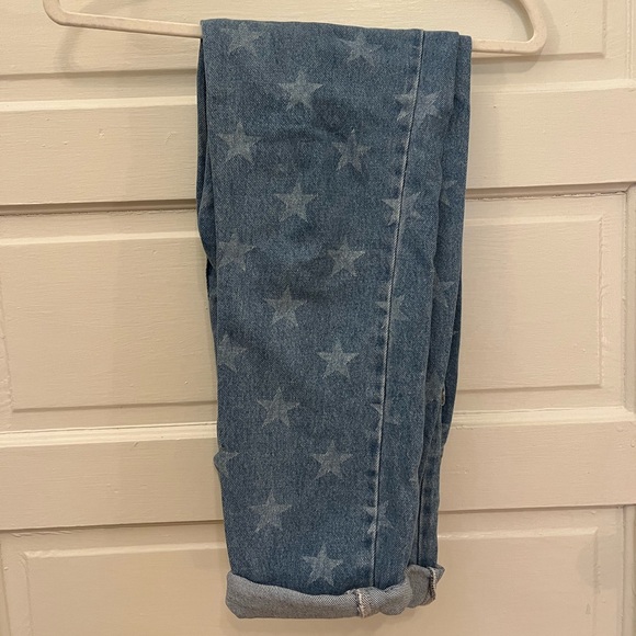 Star-patterned high-wasted mom jeans - Picture 5 of 5